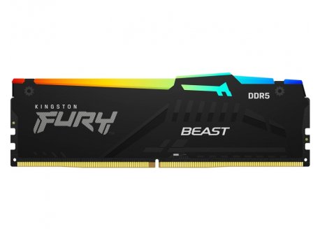 KINGSTON DIMM DDR5 8GB 5200MT/s KF552C40BBA-8 Fury Beast RGB black