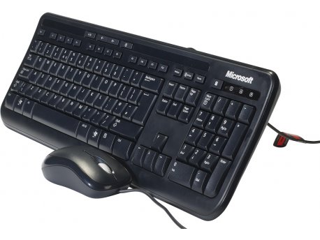 MICROSOFT Tastatura i miš Wired Desktop 600 (Crna) (3J2-00003)