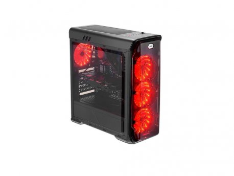 LC POWER Gaming 988B-ON Red Typhoon Black