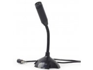 GEMBIRD MIC-D-02 Desktop mikrofon, savitljivo telo, black, 3.5mm
