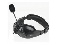 X WAVE Slušalice stereo sa mikrofonom/3.5mm jack/1.8m kabl/kontrole na kablu/crne
