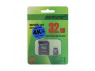 MemoStar Micro SD 32GB V10 4K