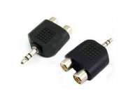 S BOX Adapter 3,5mm/ 2 x RCA OUTLET