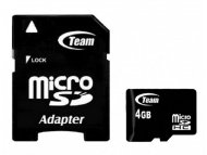 TEAM GROUP MICRO SDHC 4GB CLASS 10+SD Adapter TUSDH4GCL1003