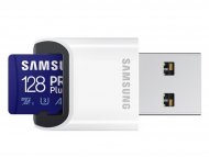 SAMSUNG PRO PLUS MicroSDXC 128GB U3 + Card Reader MB-MD128KB