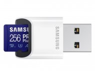SAMSUNG PRO PLUS MicroSDXC 256GB U3 + Card Reader MB-MD256KB