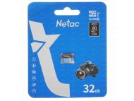 NETAC Micro SDHC, 32GB, P500 Standard (NT02P500STN-032G-S)