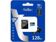 NETAC Micro SDXC, 128GB, P500 Standard + SD adapter (NT02P500STN-128G-R)