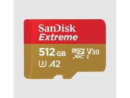 SANDISK SDXC 512GB Extreme micro 190MB/s UHS-I Class10 U3 V30+Ad