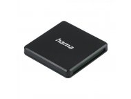 HAMA USB 3.0 Multi-Card Reader, SD/MicroSD/CF, Black