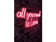 WALLXPERT All You Need is Love Red