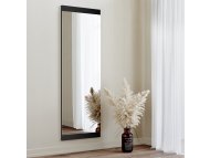 HANAH HOME Boy Aynası Dekoratif Basic Siyah 40x120