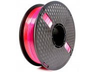GEMBIRD 3DP-PLA-SK-01-RP PLA Svilenkasti duga Filament za 3D stampac 1.75mm, kotur 1KG red/purple