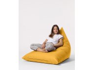 Atelier del Sofa Lazy bag Pyramid Big Bed Pouf Yellow