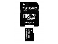 TRANSCEND MICRO SD  2GB  + SD adapter TS2GUSD