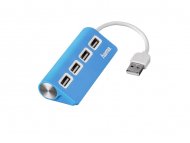 HAMA USB 2.0 HUB 1:4, plavi (12179)