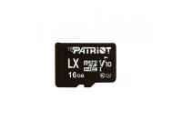 PATRIOT Micro SDHC + adapter 16GB Patriot LX Series Class V10 PSF16GLX1MCH 80MB/s