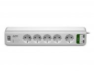 APC PM5U-GR prenaponska zaštita, 5 utičnica, USB