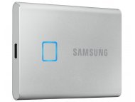 SAMSUNG Portable T7 Touch 500GB srebrni eksterni SSD MU-PC500S