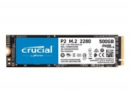 CRUCIAL 500GB P2 M.2 2280 PCIe Gen3 x4, Read/Write: 2300/940 MB/s, CT500P2SSD8