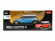 RASTAR RC automobil Mini cooper S 1:24 (plavi, crveni)