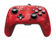 PDP Nintendo Switch Faceoff Deluxe Controller + Audio Camo Red