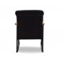 Atelier del Sofa Stolica za ljuljanje crna - slika 4